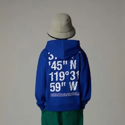 Dzieci The North Face Chłopięca Bluza O Kroju Oversize Z Kapturem I Grafiką Coordinates