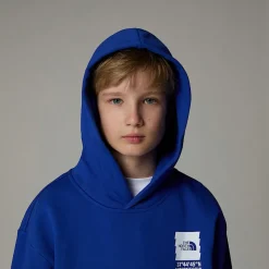 Dzieci The North Face Chłopięca Bluza O Kroju Oversize Z Kapturem I Grafiką Coordinates
