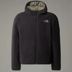 Dzieci The North Face Chłopięca Dwustronna Kurtka Z Kapturem I Zamkiem Na Całej Długości Shasta