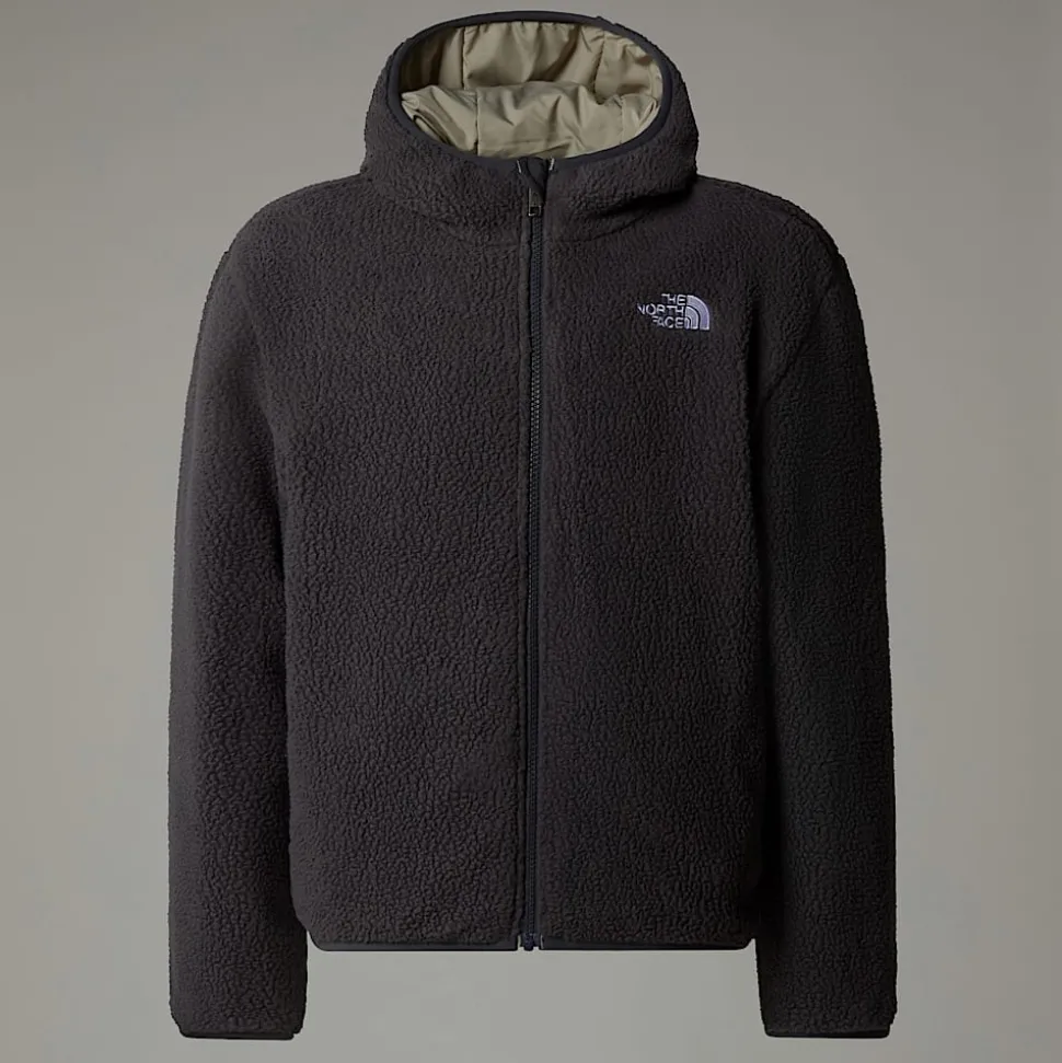Dzieci The North Face Chłopięca Dwustronna Kurtka Z Kapturem I Zamkiem Na Całej Długości Shasta
