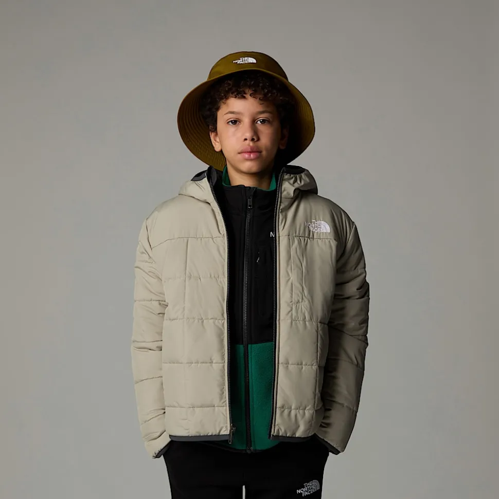 Dzieci The North Face Chłopięca Dwustronna Kurtka Z Kapturem I Zamkiem Na Całej Długości Shasta