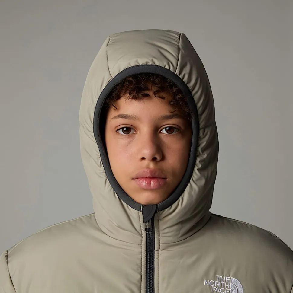 Dzieci The North Face Chłopięca Dwustronna Kurtka Z Kapturem I Zamkiem Na Całej Długości Shasta