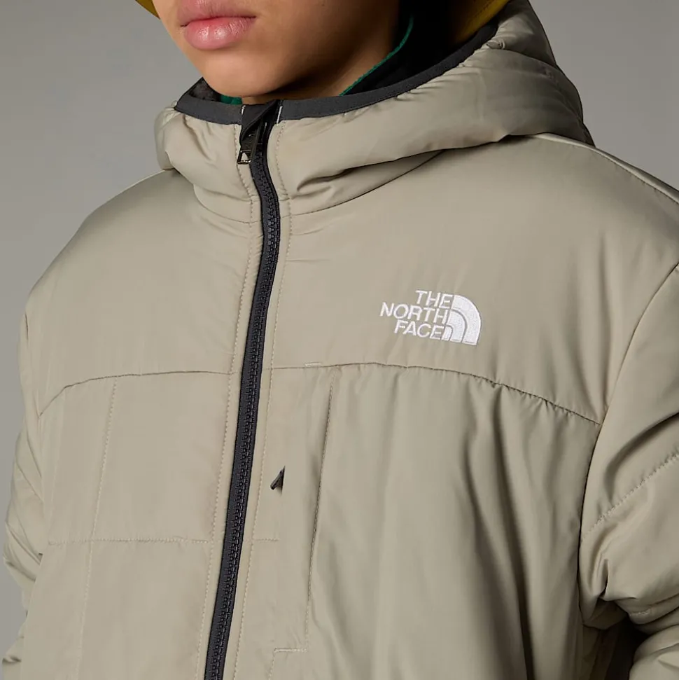 Dzieci The North Face Chłopięca Dwustronna Kurtka Z Kapturem I Zamkiem Na Całej Długości Shasta