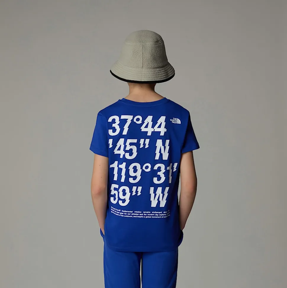 Dzieci The North Face Chłopięcy T-shirt Z Grafiką Coordinates