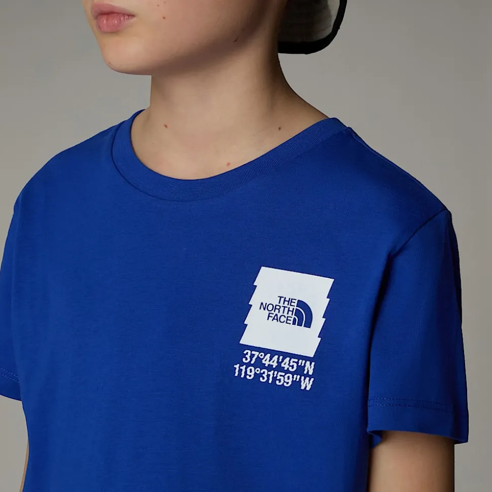 Dzieci The North Face Chłopięcy T-shirt Z Grafiką Coordinates