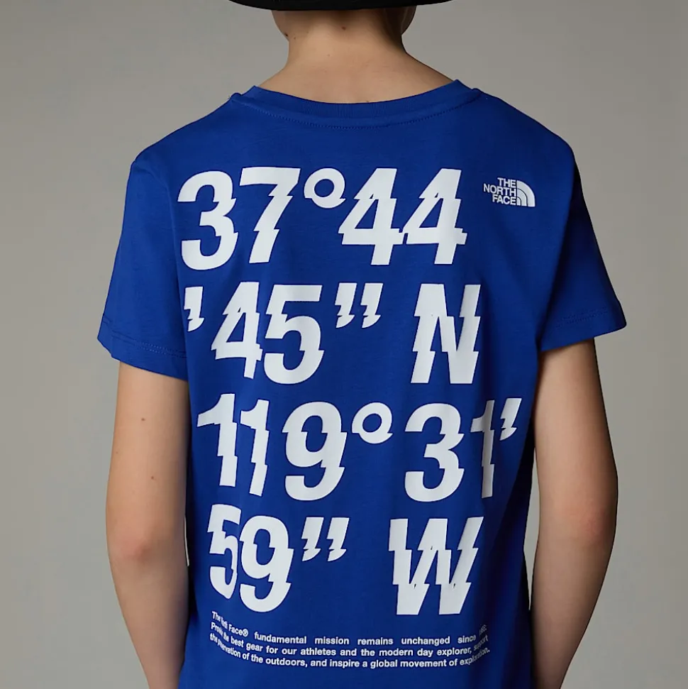 Dzieci The North Face Chłopięcy T-shirt Z Grafiką Coordinates
