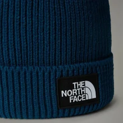 The North Face Czapka Beanie Z Pomponem I Prostokątnym Logo TNF