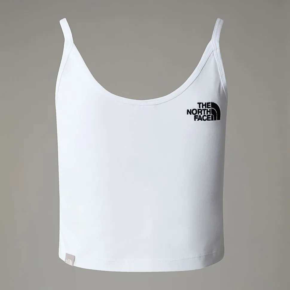 The North Face Damska Koszulka Bez Rękawów O Skróconym Kroju