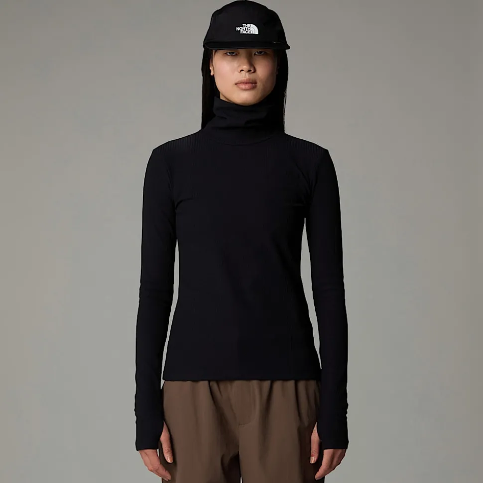 The North Face Damska Koszulka Z Długim Rękawem I Golfem