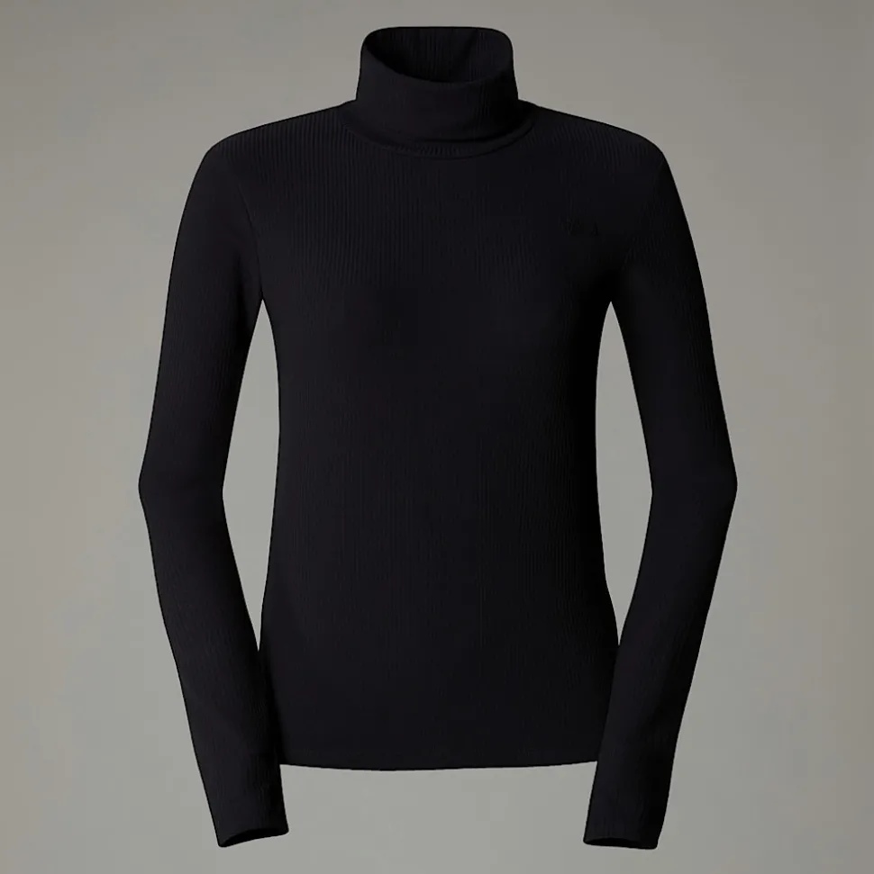 The North Face Damska Koszulka Z Długim Rękawem I Golfem