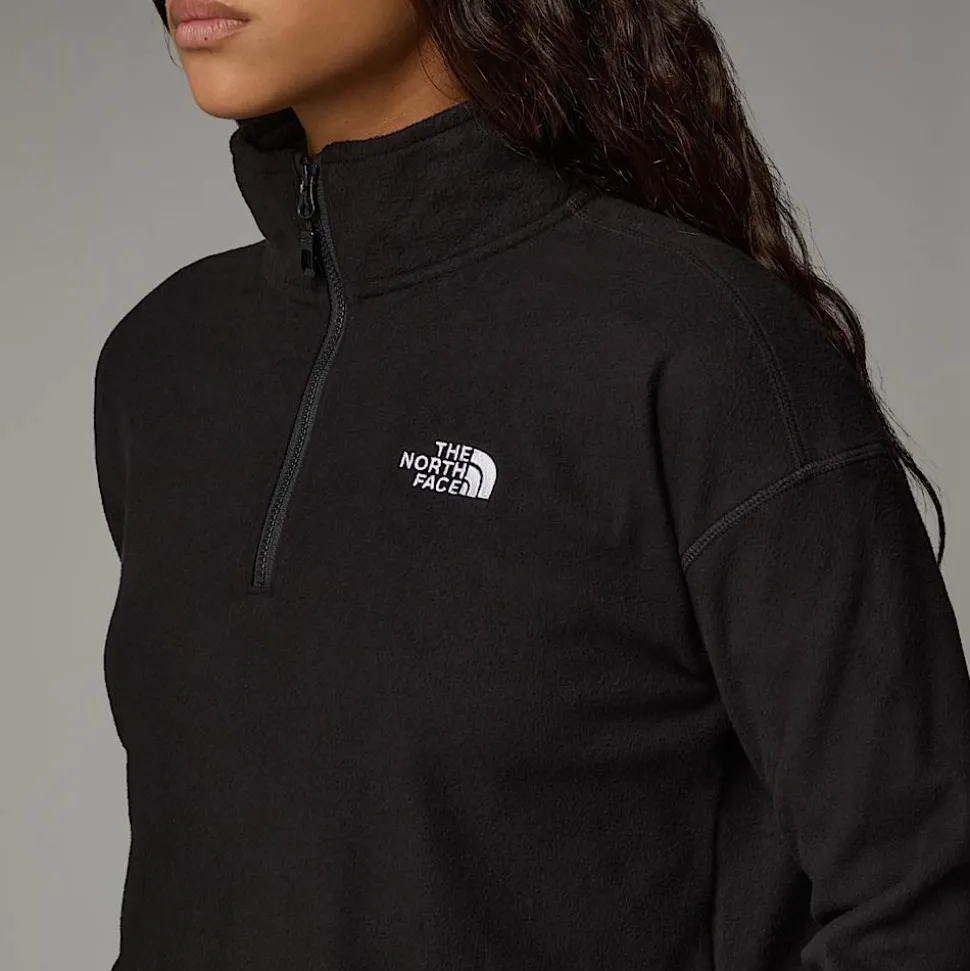 The North Face Damski Polar O Skróconym Kroju Z Zamkiem Błyskawicznym O Długości 1/4 100 Glacier