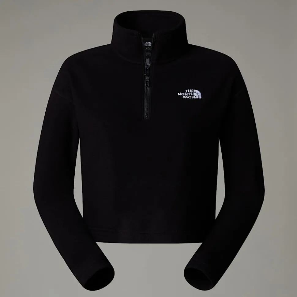 The North Face Damski Polar O Skróconym Kroju Z Zamkiem Błyskawicznym O Długości 1/4 100 Glacier