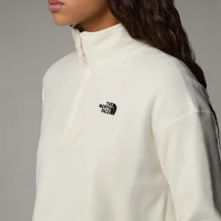 The North Face Damski Polar O Skróconym Kroju Z Zamkiem Błyskawicznym O Długości 1/4 100 Glacier