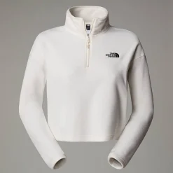 The North Face Damski Polar O Skróconym Kroju Z Zamkiem Błyskawicznym O Długości 1/4 100 Glacier