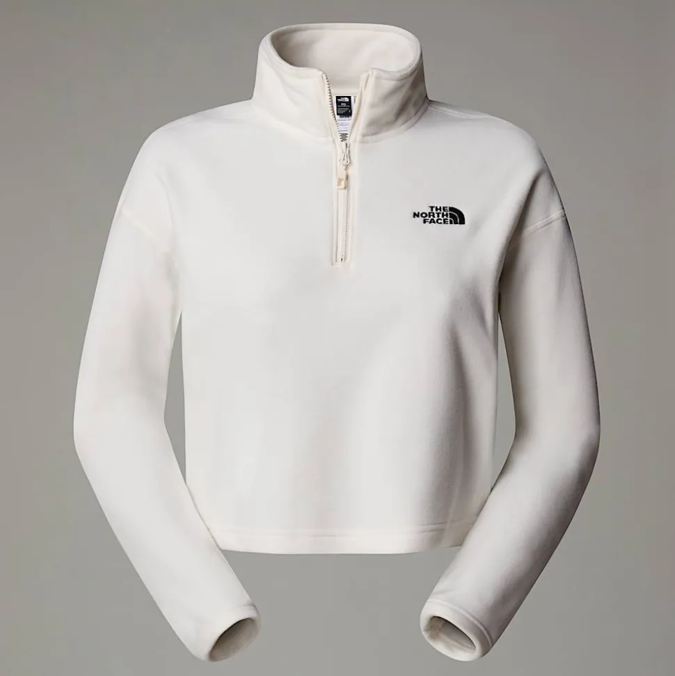 The North Face Damski Polar O Skróconym Kroju Z Zamkiem Błyskawicznym O Długości 1/4 100 Glacier