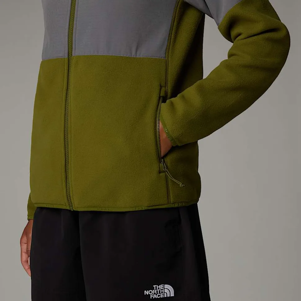 The North Face Damski Polar O Wysokiej Gramaturze Z Zamkiem Na Całej Długości Glacier