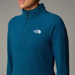 The North Face Damski Polar Z Zamkiem Błyskawicznym O Długości 1/4 100 Glacier