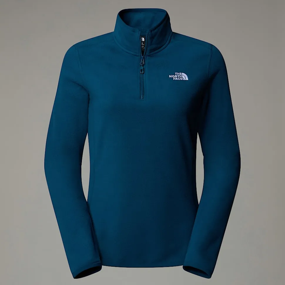 The North Face Damski Polar Z Zamkiem Błyskawicznym O Długości 1/4 100 Glacier