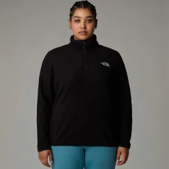 The North Face Damski Polar Z Zamkiem Błyskawicznym O Długości 1/4 100 Glacier Plus Size