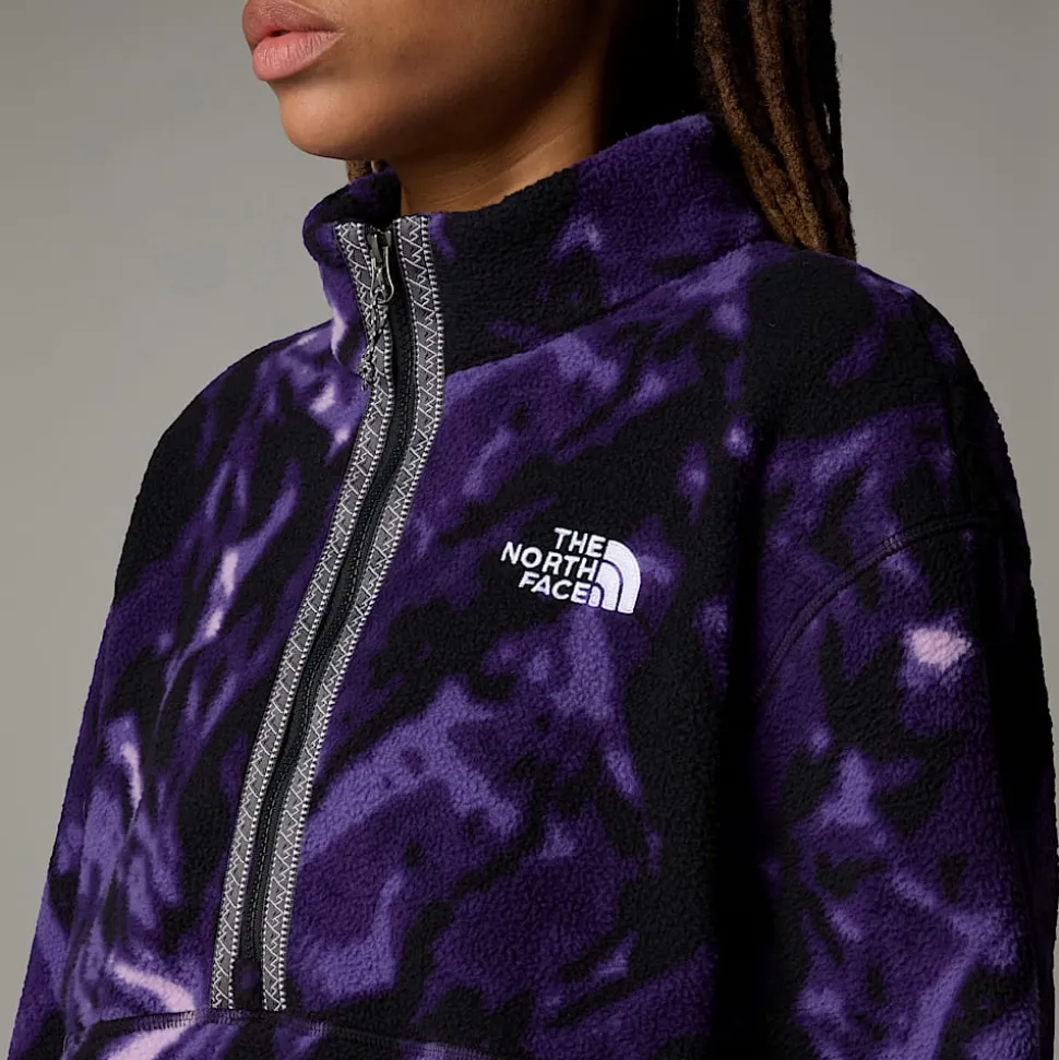 The North Face Damski Polar Z Zamkiem O Długości 1/4 Wkładany Przez Głowę TNF Fleeski