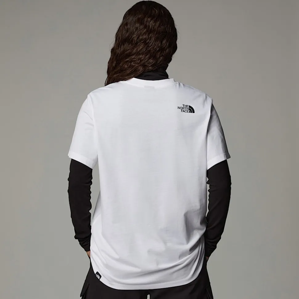 The North Face Damski T-shirt O Luźnym Kroju Fine