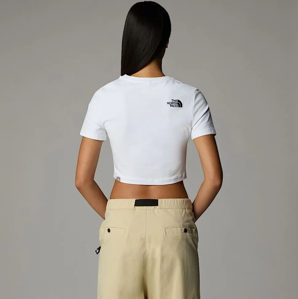The North Face Damski T-shirt O Skróconym Kroju