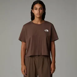 The North Face Damski T-shirt O Skróconym Kroju Simple Dome