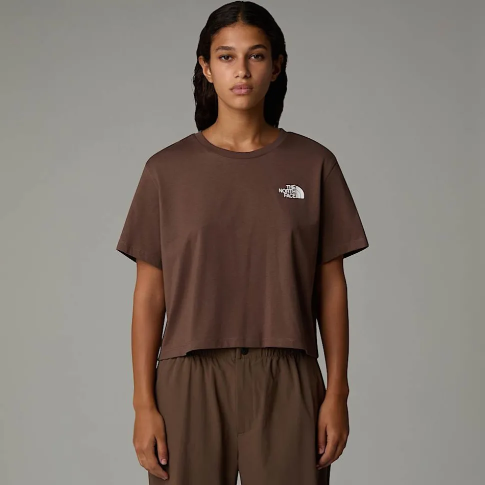 The North Face Damski T-shirt O Skróconym Kroju Simple Dome