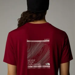 The North Face Damski T-shirt Topographic Foundation