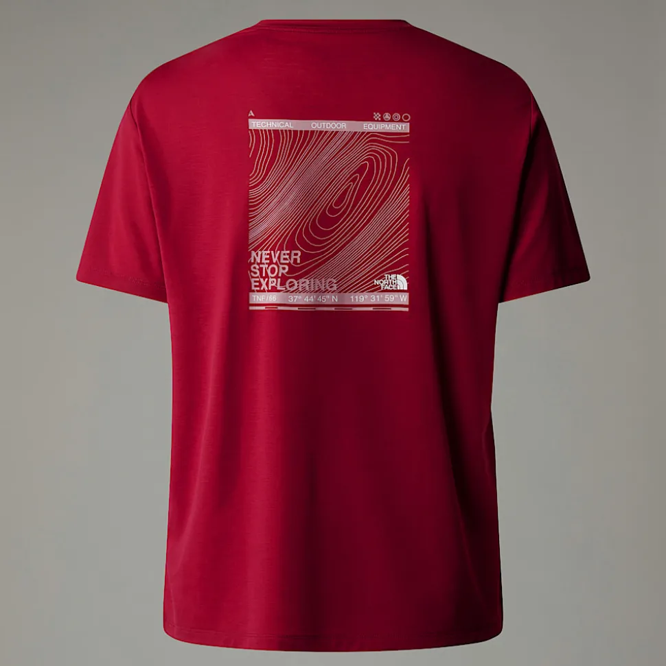 The North Face Damski T-shirt Topographic Foundation