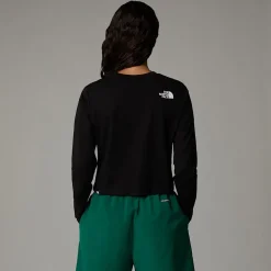 The North Face Damski T-shirt Z Długim Rękawem O Skróconym Kroju Simple Dome