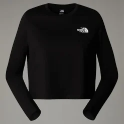 The North Face Damski T-shirt Z Długim Rękawem O Skróconym Kroju Simple Dome