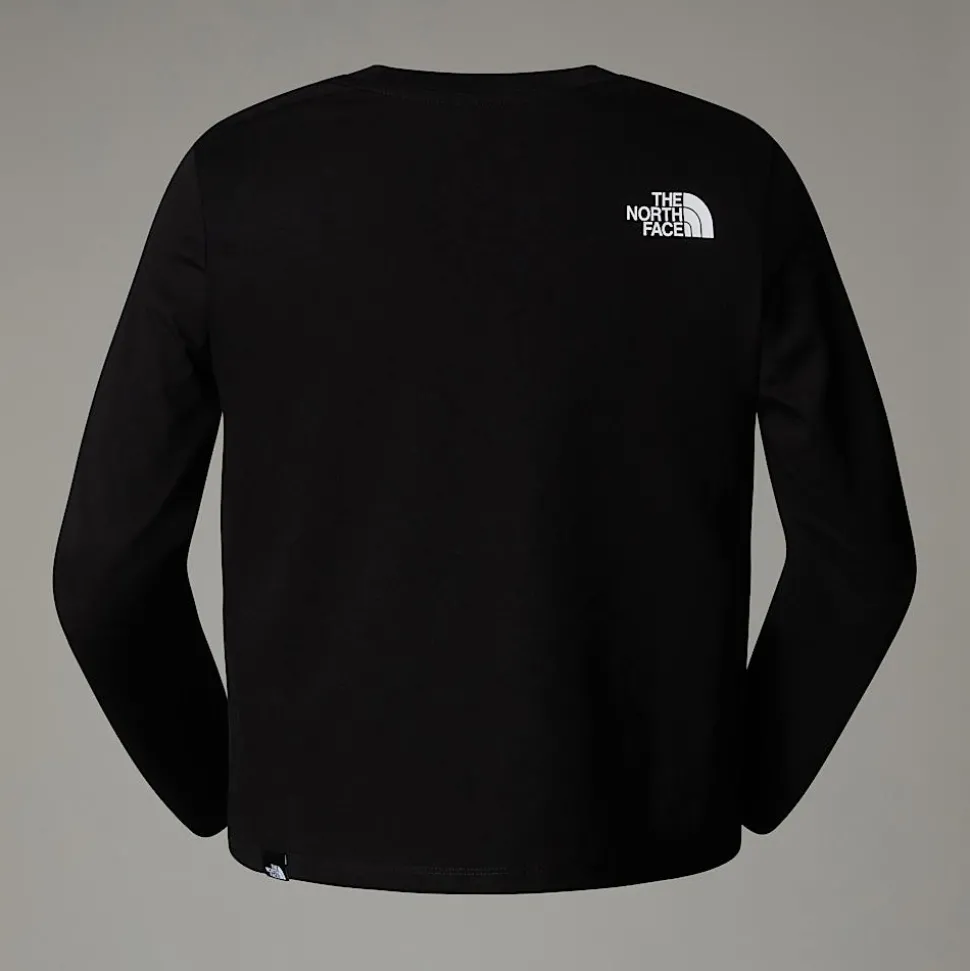 The North Face Damski T-shirt Z Długim Rękawem O Skróconym Kroju Simple Dome