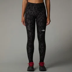 The North Face Damskie Legginsy 7/8 Z Wysokim Stanem I Nadrukiem Flex