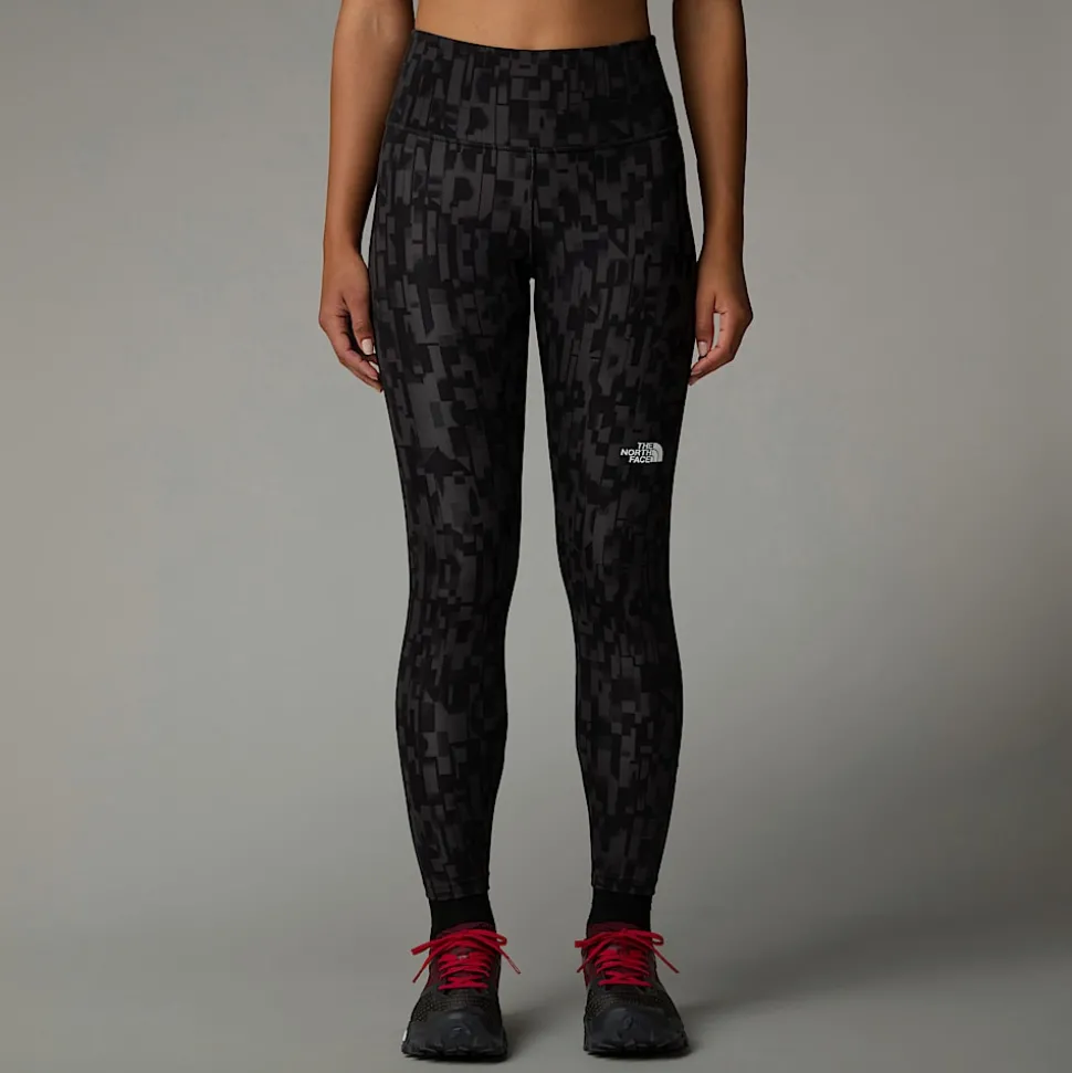 The North Face Damskie Legginsy 7/8 Z Wysokim Stanem I Nadrukiem Flex