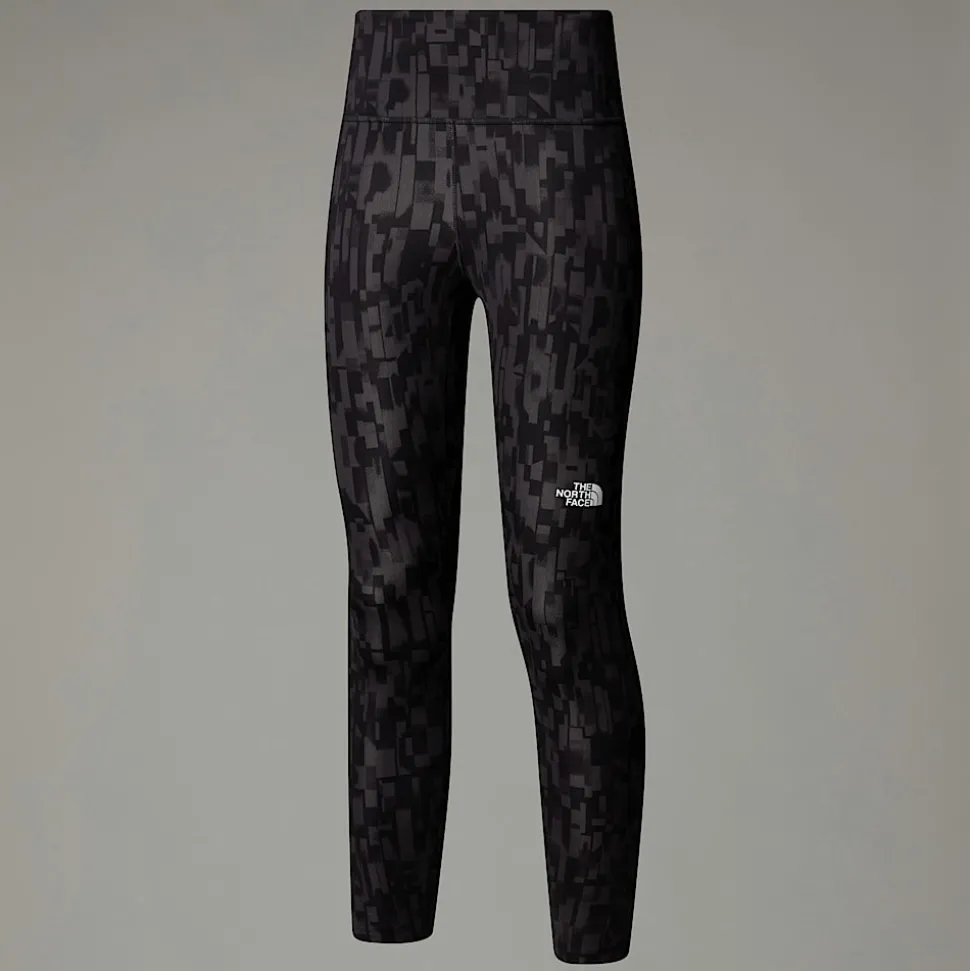 The North Face Damskie Legginsy 7/8 Z Wysokim Stanem I Nadrukiem Flex