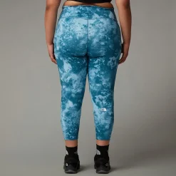 The North Face Damskie Legginsy 7/8 Z Wysokim Stanem I Nadrukiem Flex Plus Size