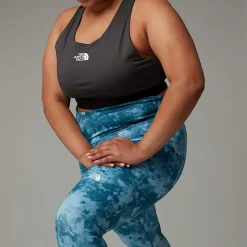 The North Face Damskie Legginsy 7/8 Z Wysokim Stanem I Nadrukiem Flex Plus Size