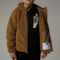 Dzieci The North Face Dziecięca Bluza Z Kapturem I Zamkiem Na Całej Długości Campshire