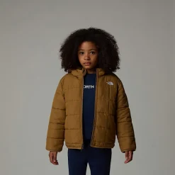 Dzieci The North Face Dziecięca Dwustronna Kurtka Z Kapturem I Zamkiem Na Całej Długości Shasta