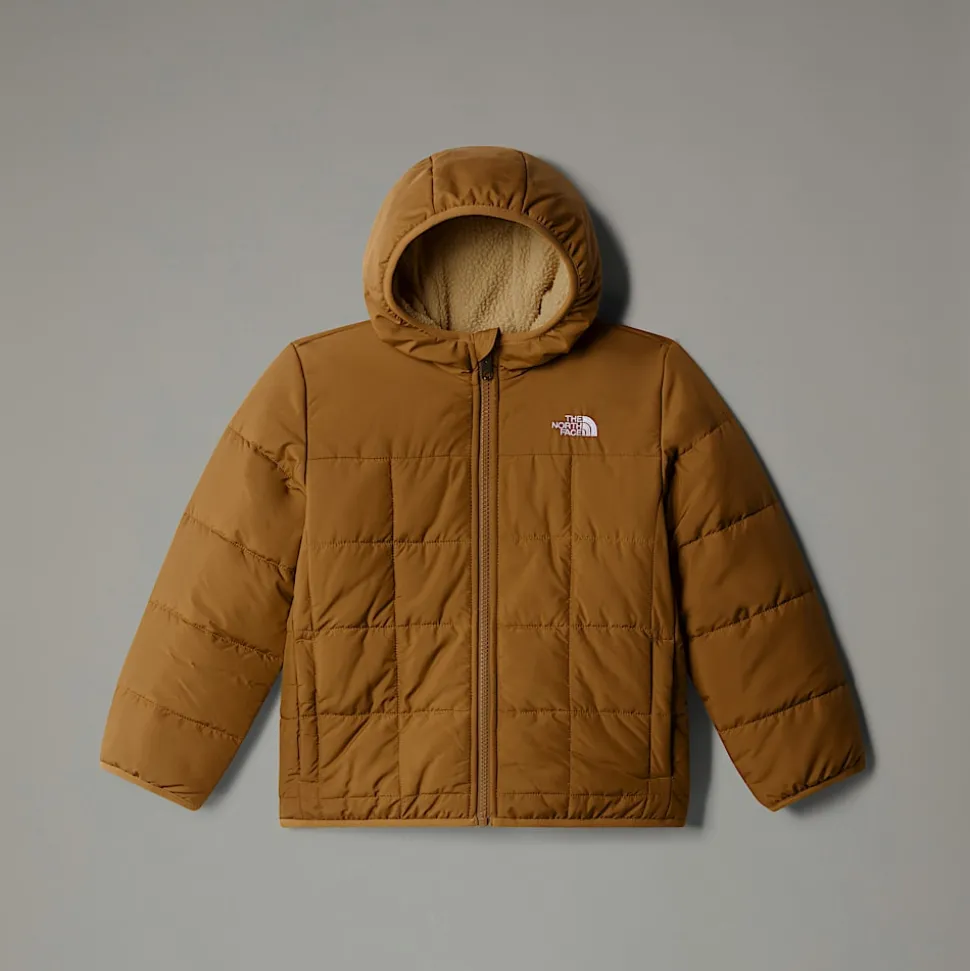 Dzieci The North Face Dziecięca Dwustronna Kurtka Z Kapturem I Zamkiem Na Całej Długości Shasta
