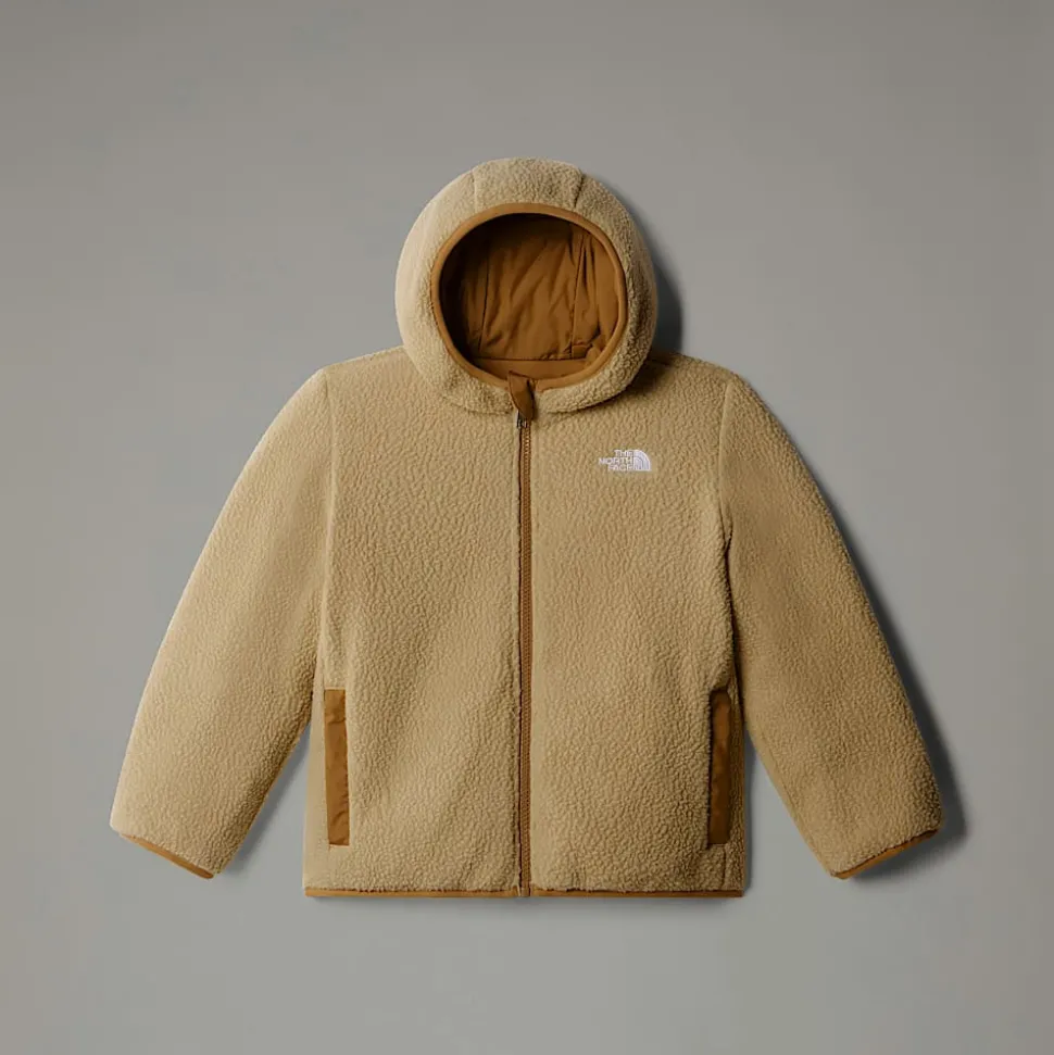 Dzieci The North Face Dziecięca Dwustronna Kurtka Z Kapturem I Zamkiem Na Całej Długości Shasta
