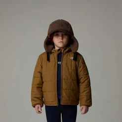 Dzieci The North Face Dziecięca Dwustronna Kurtka Z Kapturem I Zamkiem Na Całej Długości Shasta