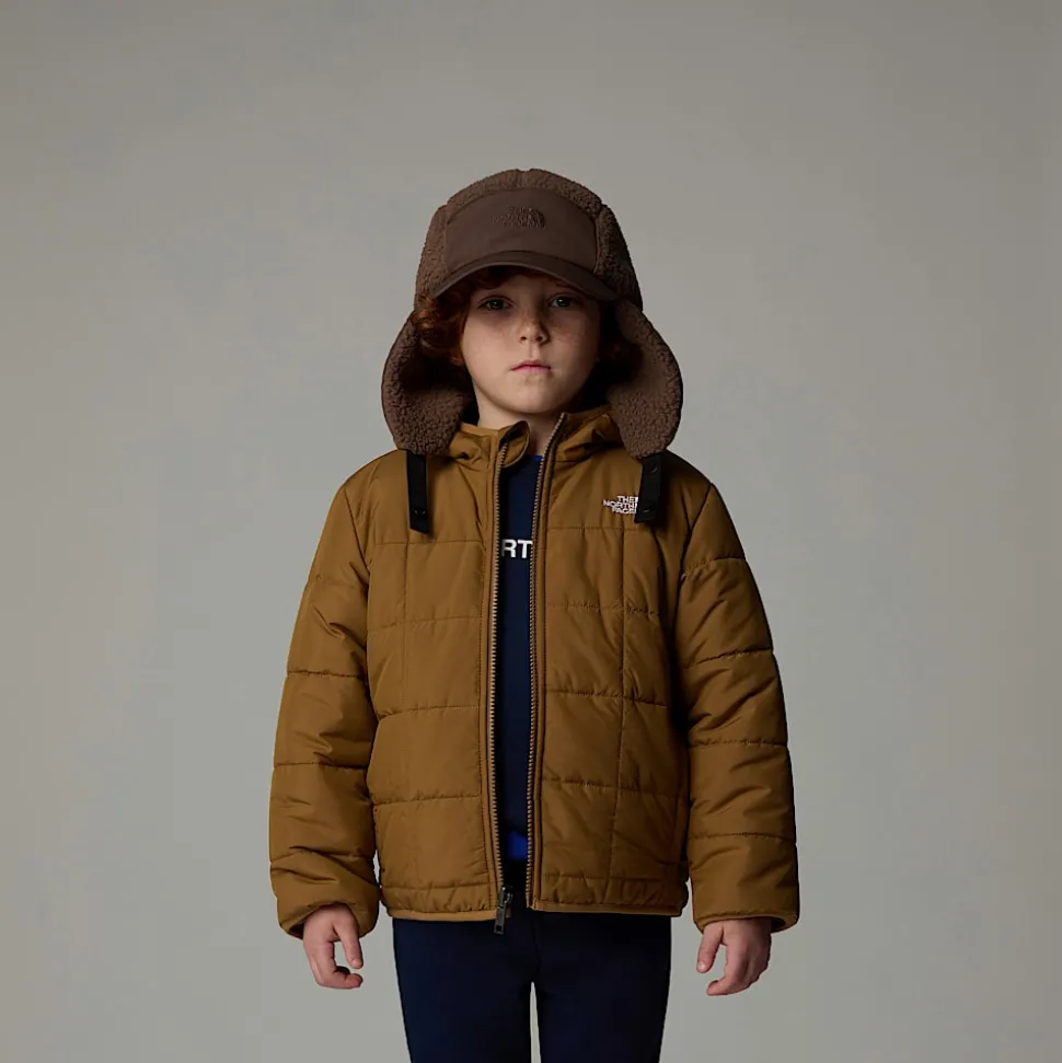Dzieci The North Face Dziecięca Dwustronna Kurtka Z Kapturem I Zamkiem Na Całej Długości Shasta