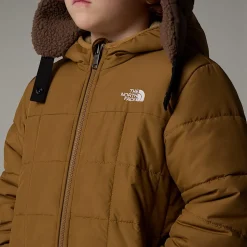 Dzieci The North Face Dziecięca Dwustronna Kurtka Z Kapturem I Zamkiem Na Całej Długości Shasta