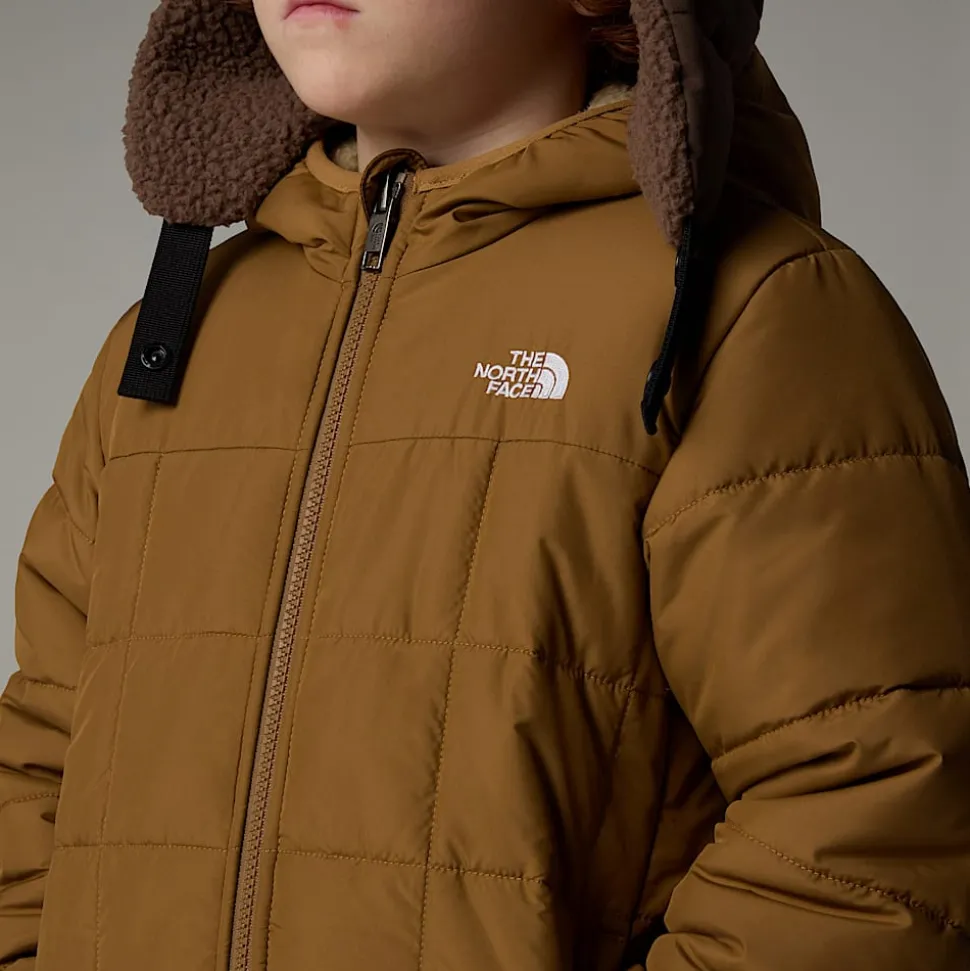 Dzieci The North Face Dziecięca Dwustronna Kurtka Z Kapturem I Zamkiem Na Całej Długości Shasta