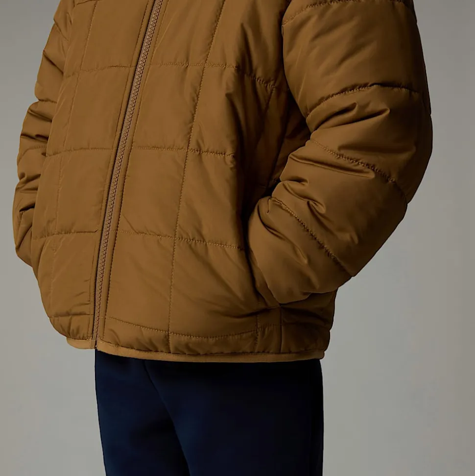 Dzieci The North Face Dziecięca Dwustronna Kurtka Z Kapturem I Zamkiem Na Całej Długości Shasta