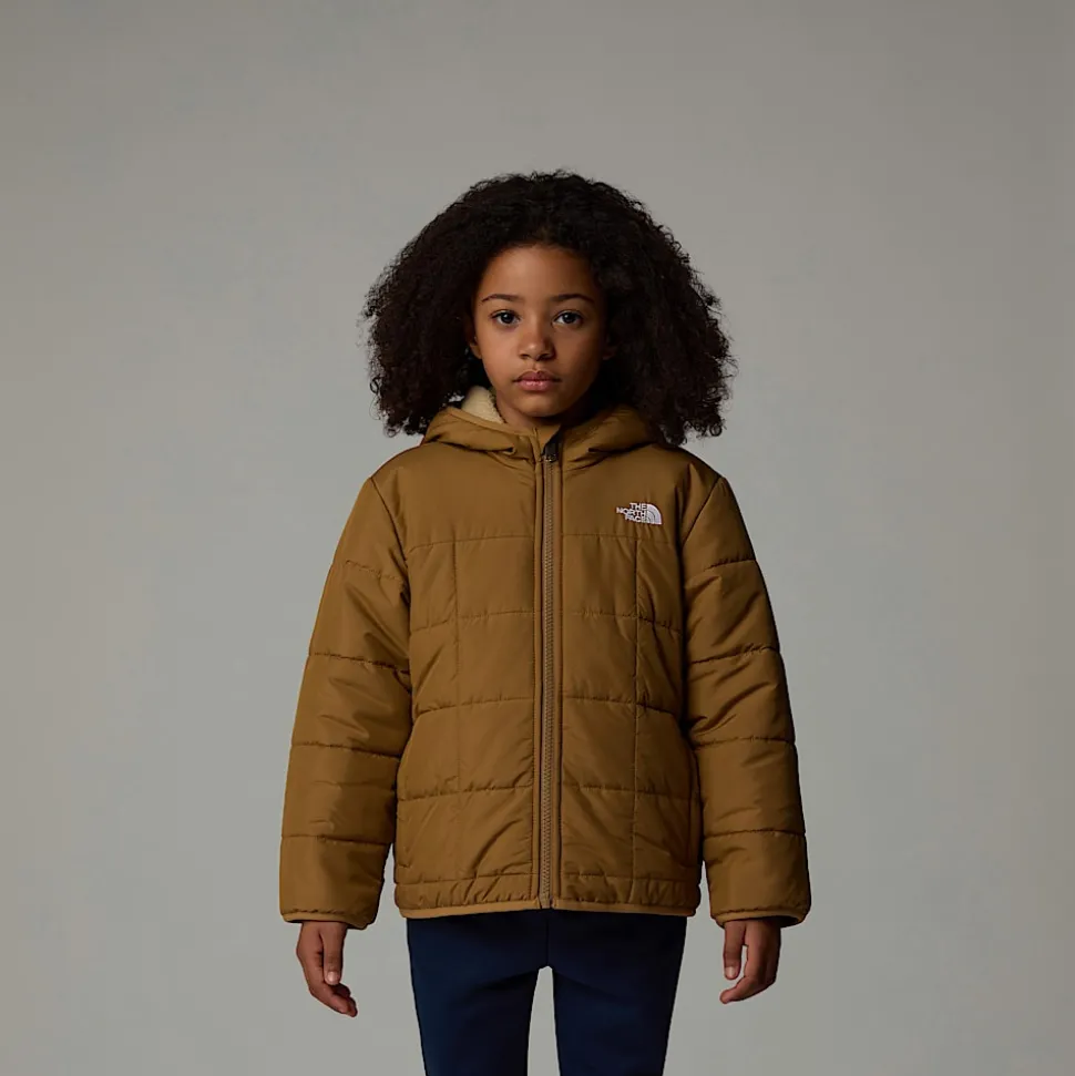 Dzieci The North Face Dziecięca Dwustronna Kurtka Z Kapturem I Zamkiem Na Całej Długości Shasta