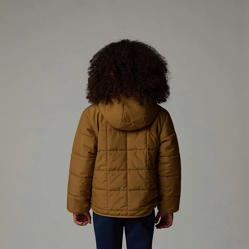 Dzieci The North Face Dziecięca Dwustronna Kurtka Z Kapturem I Zamkiem Na Całej Długości Shasta