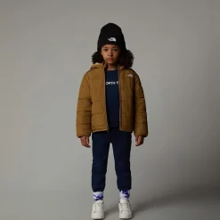 Dzieci The North Face Dziecięca Dwustronna Kurtka Z Kapturem I Zamkiem Na Całej Długości Shasta